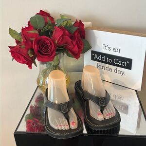Clarks Black Sandals